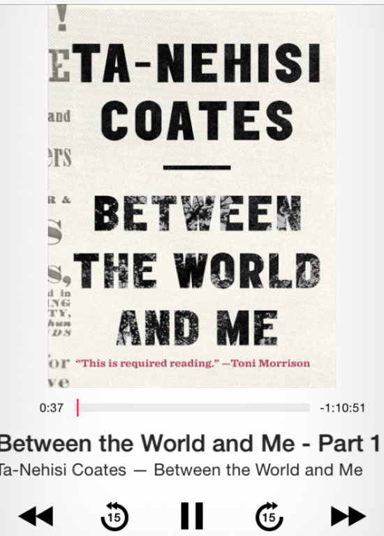 Ta-Nehisi Coates, ipod, Audiobook