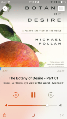audiobook, A plan'ts-eye view of the world, Michael Pollan